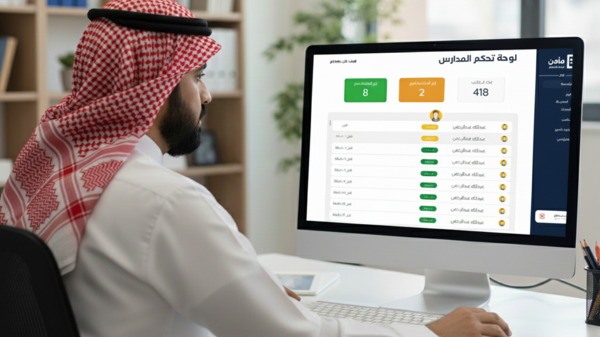 لوحة تحكم المدرسة